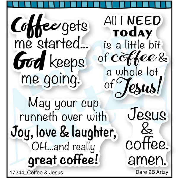 Coffee & Jesus Stamp Set