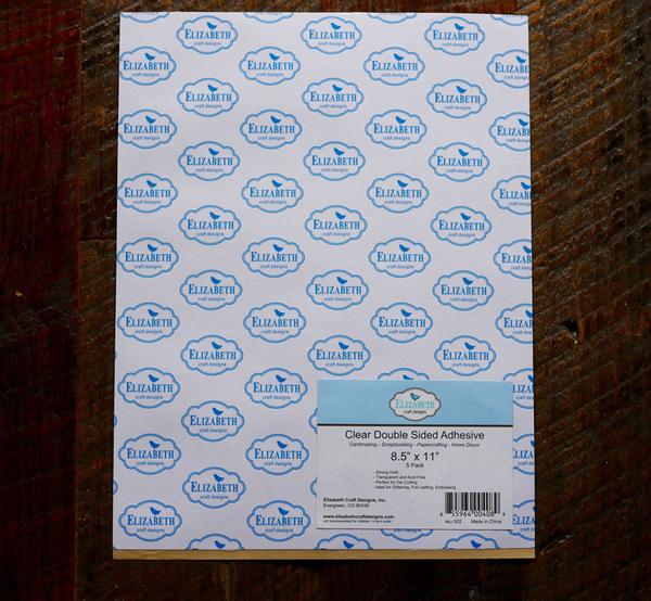 Clear Double Sided Adhesive Sheet - 8.5" x 11" - 5 pack