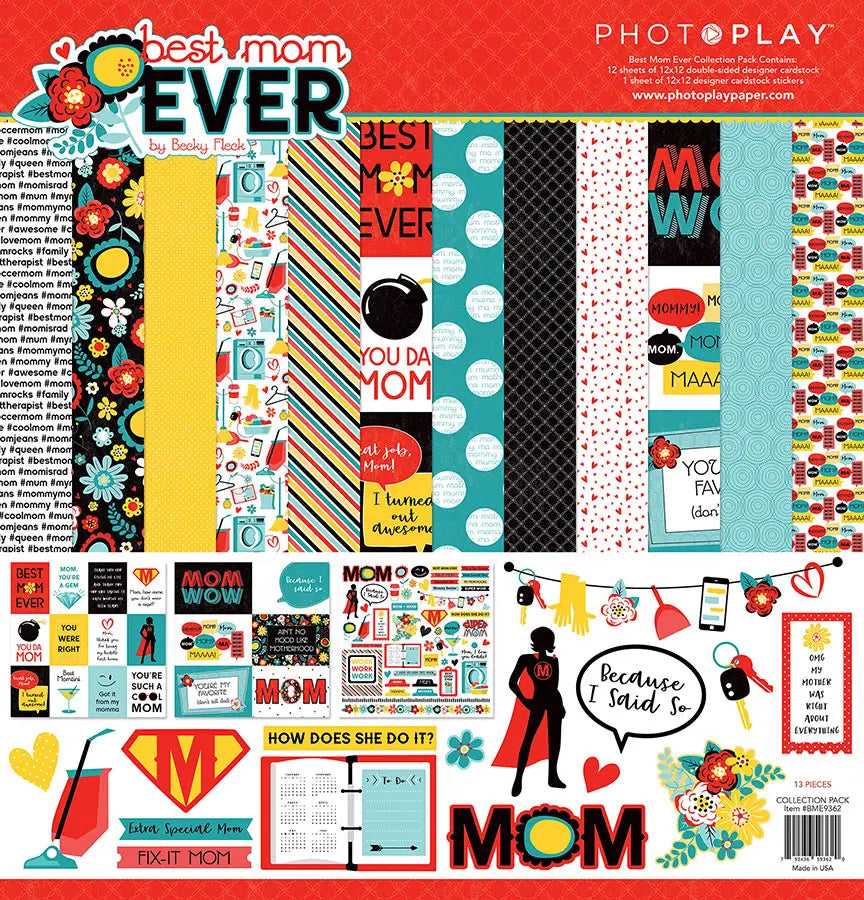 Best Mom Ever Collection Paper Pack