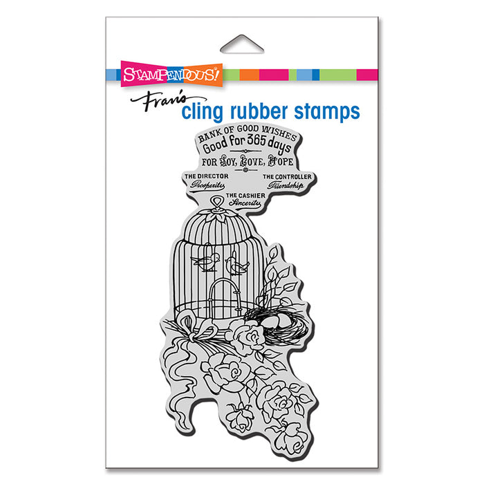 Mini Birdhouse Bank Stamp