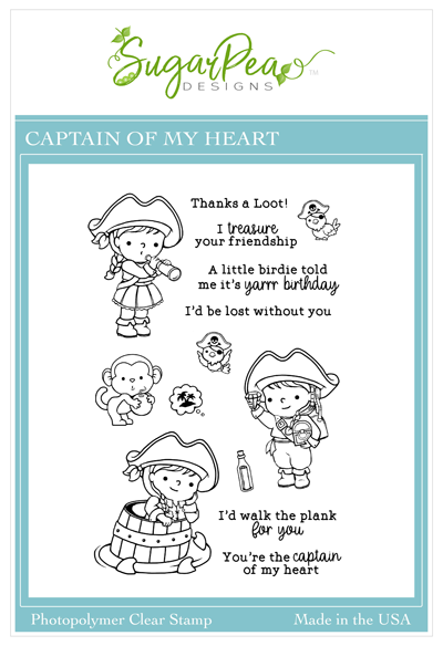 Captain of My Heart Stamp and Die Set