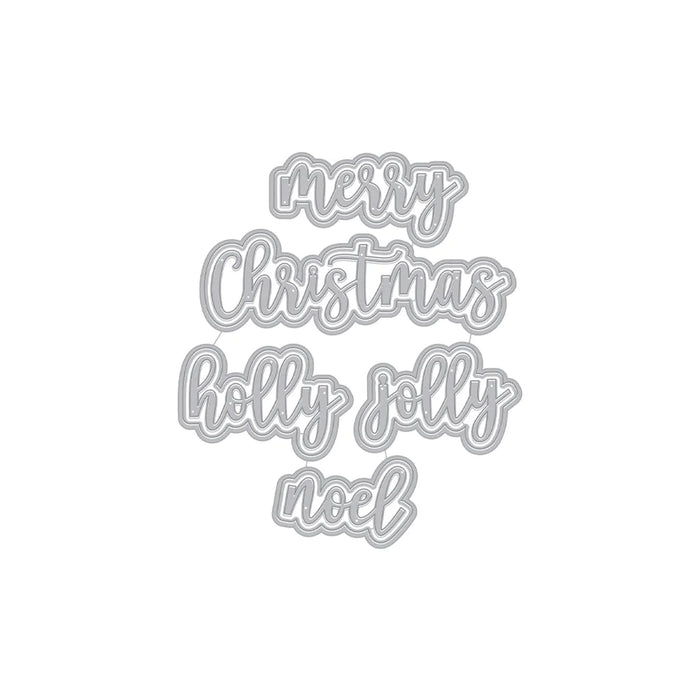 Christmas Words Fancy Die