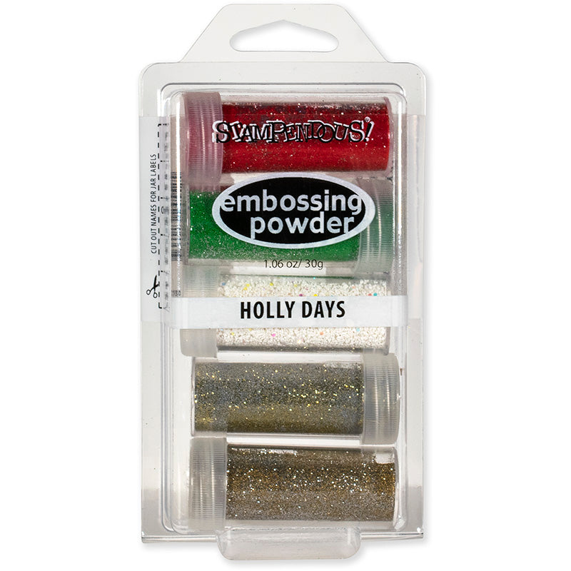 Holly Days 5-Jar Embossing Powder Kit
