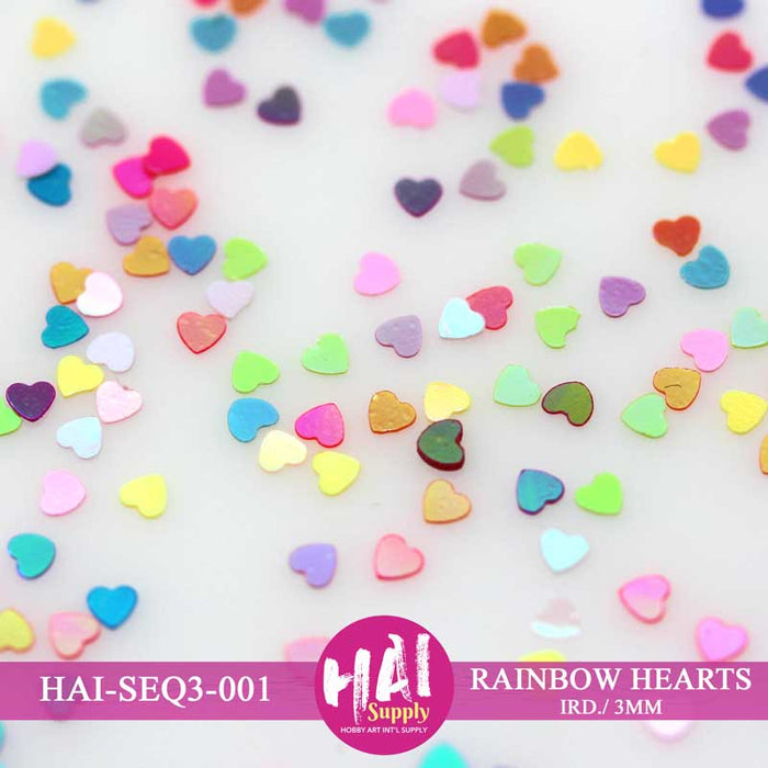 Iridescent Hearts Shaker Bits