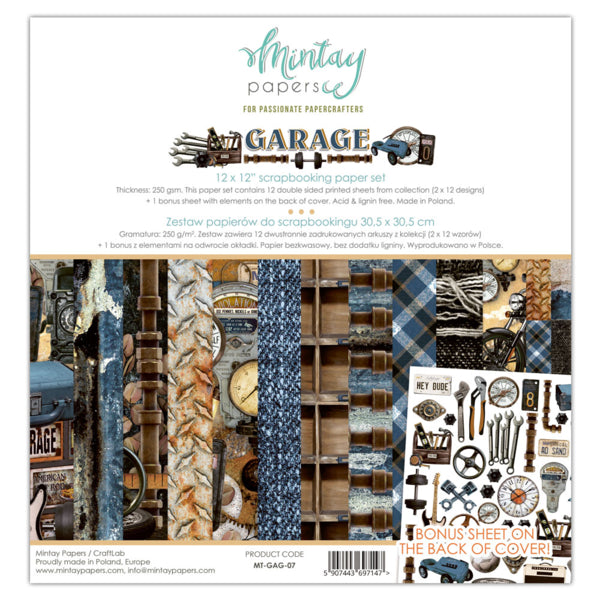 Garage 12x12 Mintay Collection pack