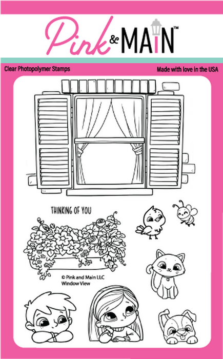 Window View Clear Stamps and Die Bundle