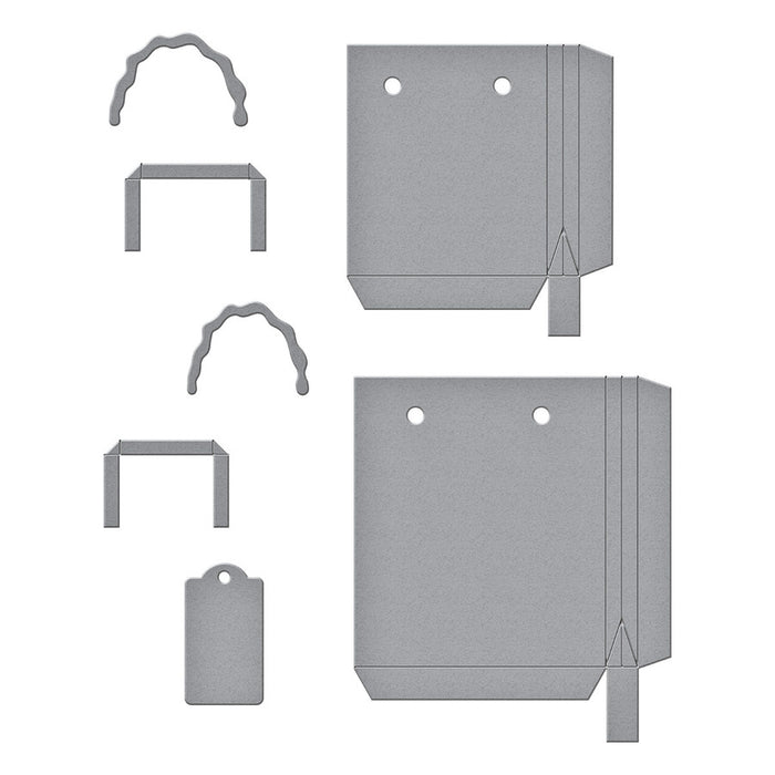 Shopping Bags Etched Dies
