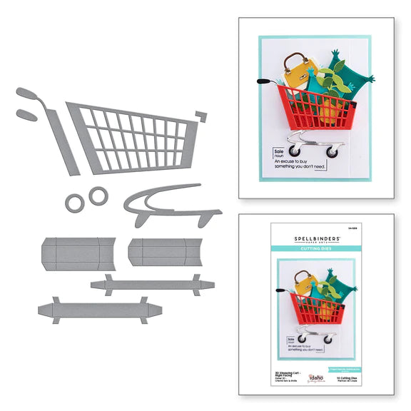 3D Shopping Cart - Right Facing