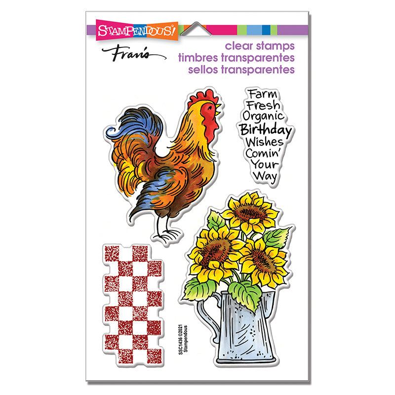 Farm Fresh Perfectly Clear Stamps Set