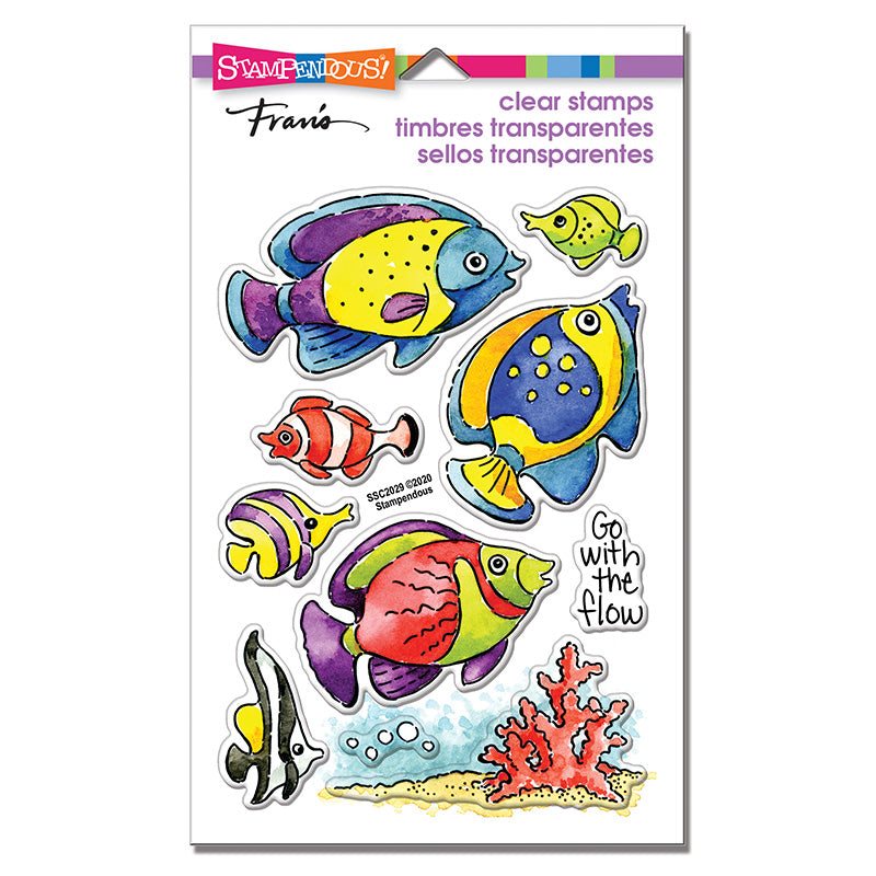 Go Fish Perfectly Clear Stamp
