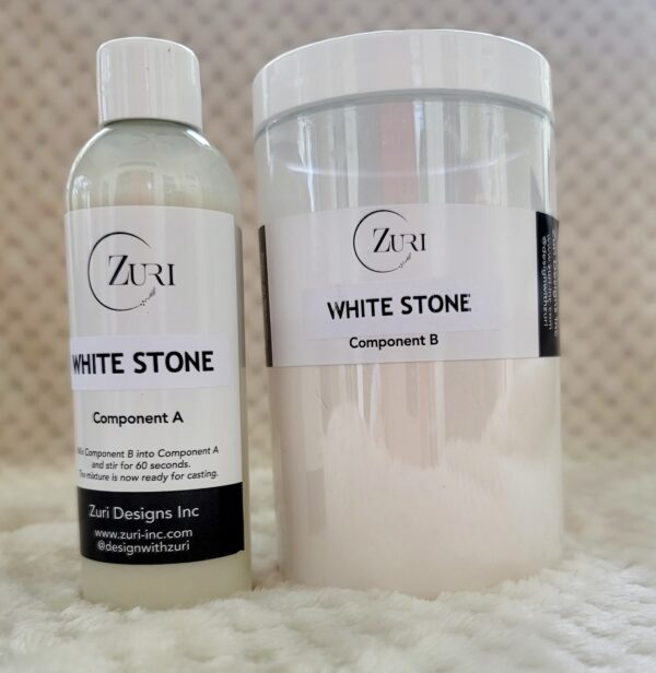 Zuri Acrylic Resin - White Stone