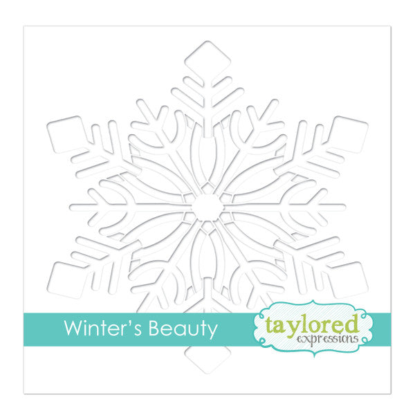 Winter's Beauty Stencil